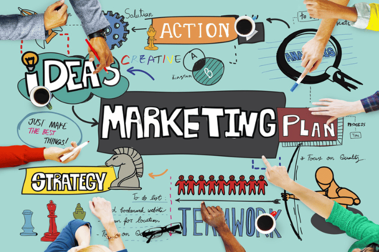 marketing plan and strategy graphic