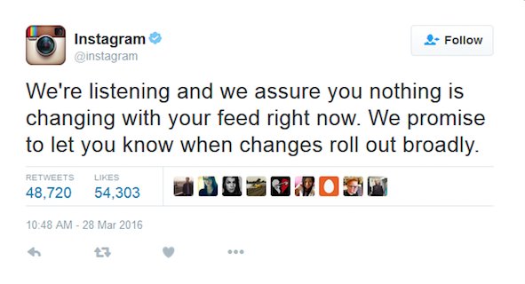 twitter comment about instagram