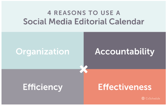 social media editorial calendar