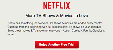netflix email marketing strategy cta