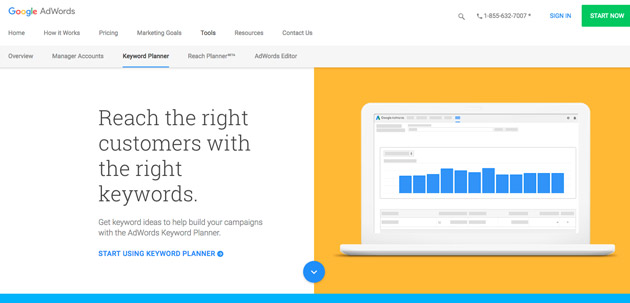 how to use google keyword planner tool