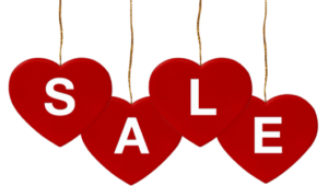 Valentine's Day sales message