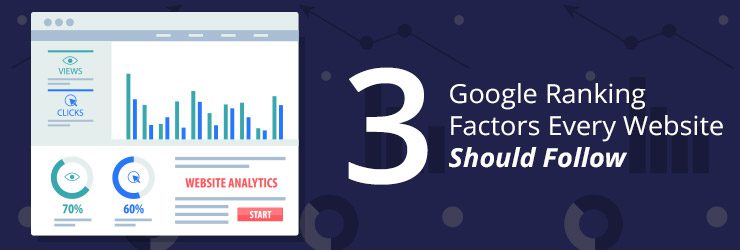 3 Google Ranking Factors Every Website Should Follow