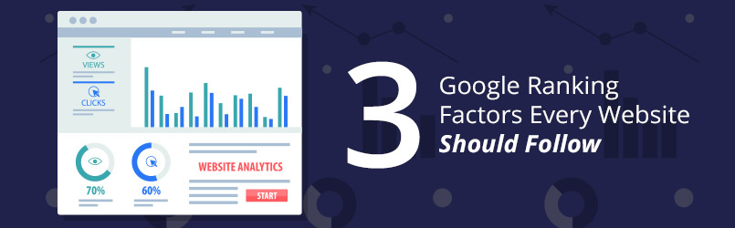3 Google ranking factors every website should follow