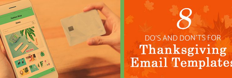Thanksgiving email template idea