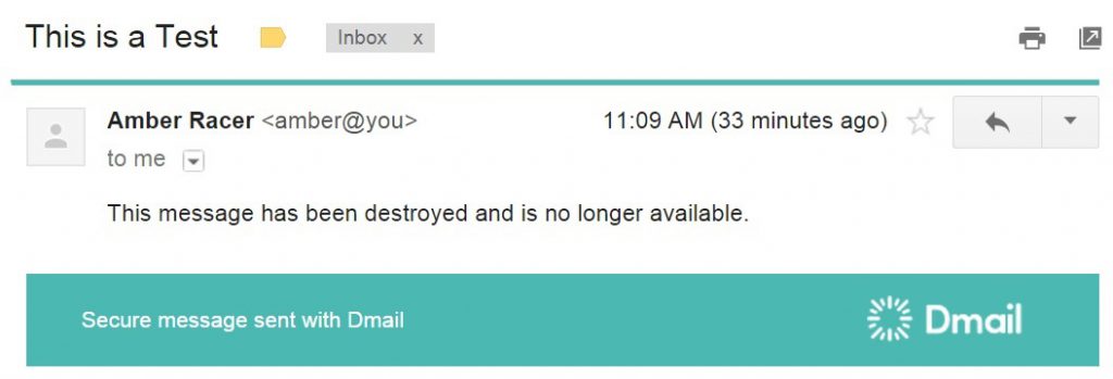 This Message Will Self Destruct