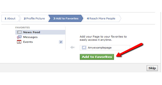 making your facebook business page a favorite