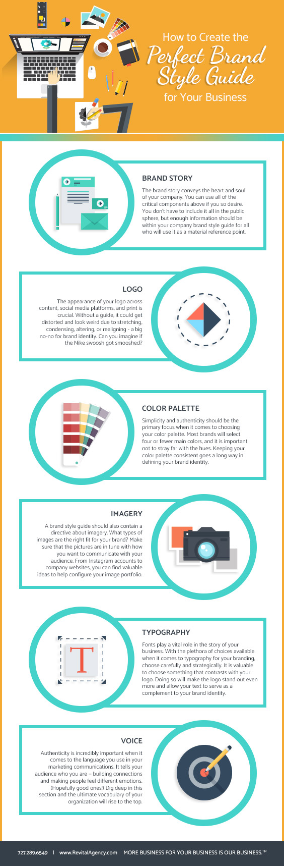 how to create a brand style guide infographic