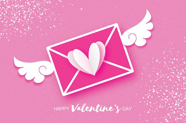 email marketing Valentine's Day graphic