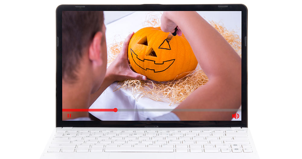 making halloween gifs for social media