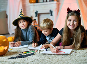 kids halloween themed drawing contest ideas