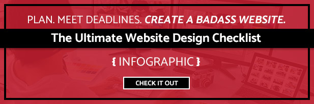 the ultimate website design checklist infographic