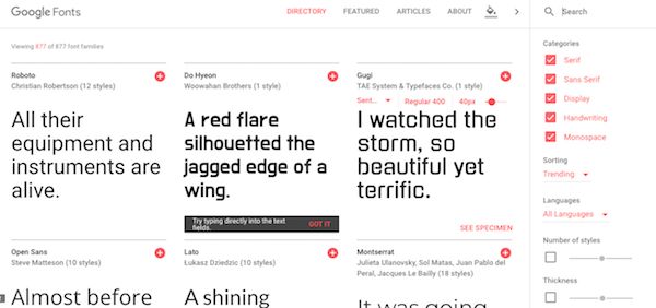 typography google fonts how to create a brand style guide