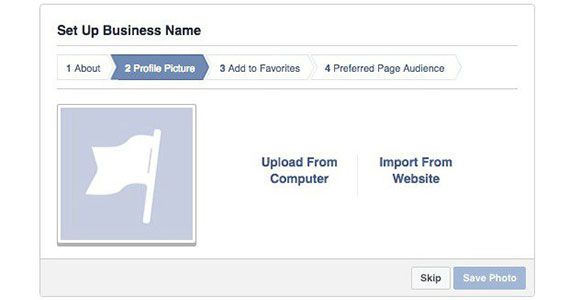 how to upload your profile picture on facebook business page
