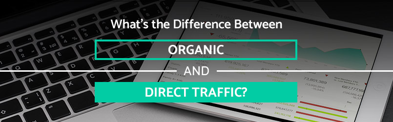 the difference between organic traffic and direct traffic in google analytics