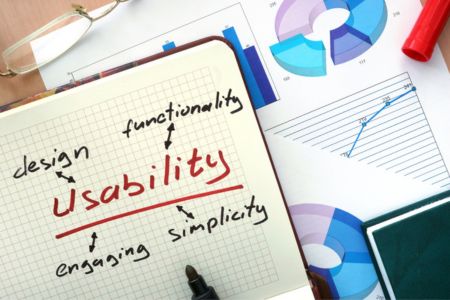 Cuaderno con componentes web de usabilidad.