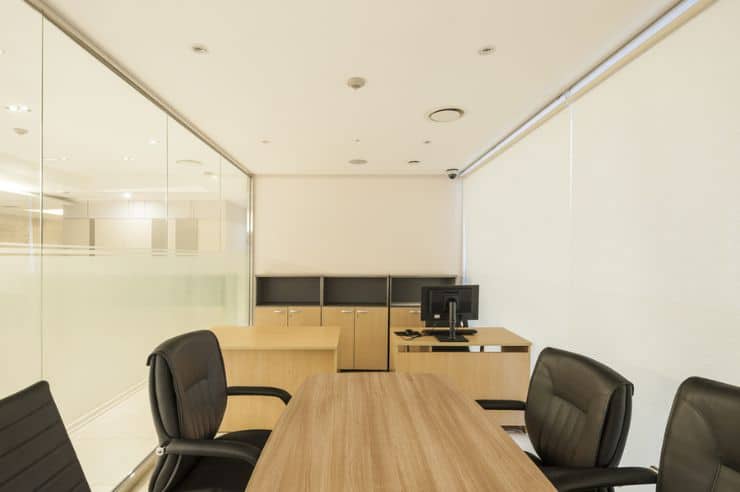 empty law office meeting room