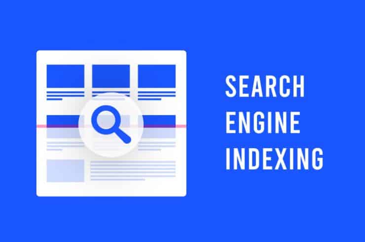 Search engine indexing text and visualization.