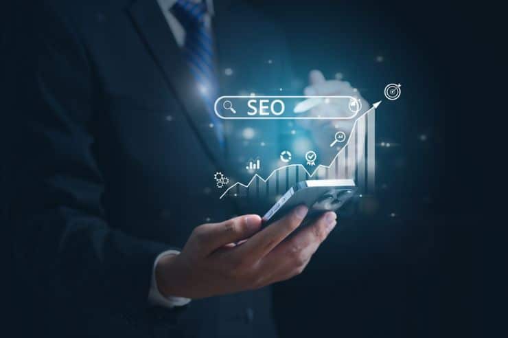 seo digital marketing growth concept