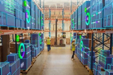 warehouse inventory management with real-time data tracking.