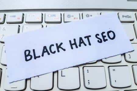 black hat SEO tactics and risky search ranking manipulation methods