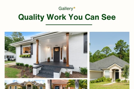 example of home services website gallery